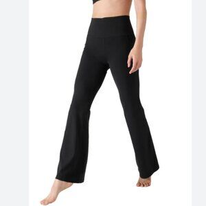 Athleta Salutation flare Black Boot Cut Pants petite l large
